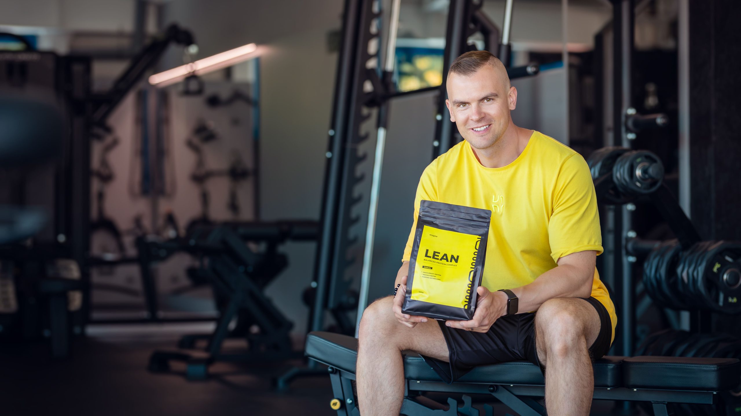 Matúš Špirko s Lean Proteínom